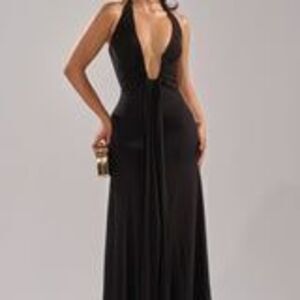 MAKE YOU LOSE YOUR MIND MAXI DRESS IN BLACK
